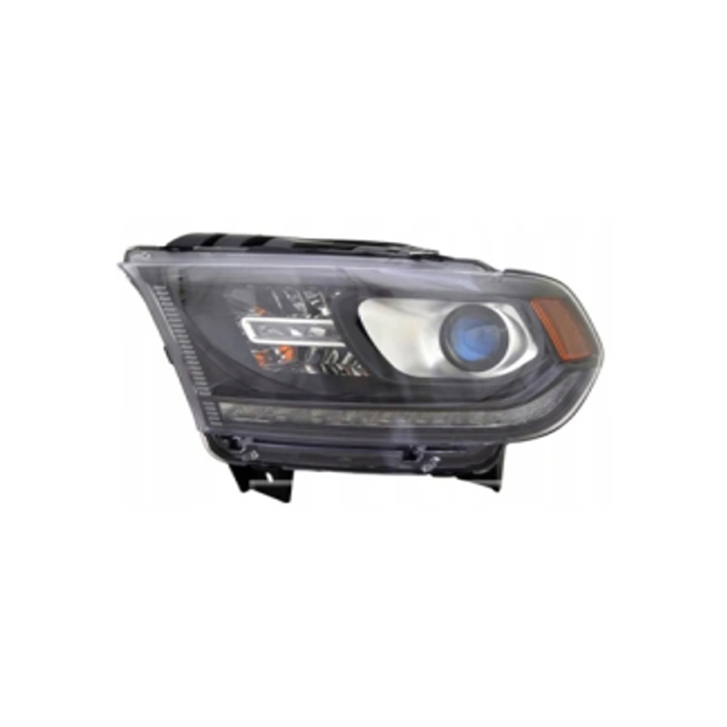 СМЕННЫЙ НАЛОБНЫЙ ФОНАРЬ BI-XENON BLACK LED-DRL LH, 2016-2020, ДЛЯ DODGE DURANGO, 68261183AH