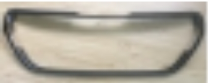 Запасная средняя решетка (черная, нижняя, 2012) для Peugeot 208 1613585380