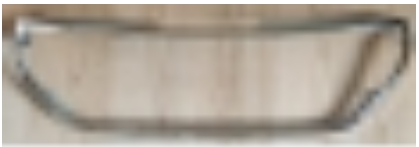 Запасная средняя решетка (хромированная, 2012) для Peugeot 208 1613485480