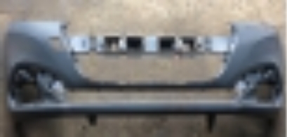 Запасной передний бампер (с заглушкой для фаркопа, грунт, 2012) для Peugeot 208 1613478880