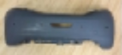 Запасной задний бампер (с отверстием для парктроника, грунт, 2012) для Peugeot 208 1607254980