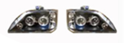 запасная фара повышенной яркости (черная) для Renault Logan 6001546788