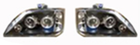 запасная фара повышенной яркости (черная) (2004) для Renault Logan 6001546789