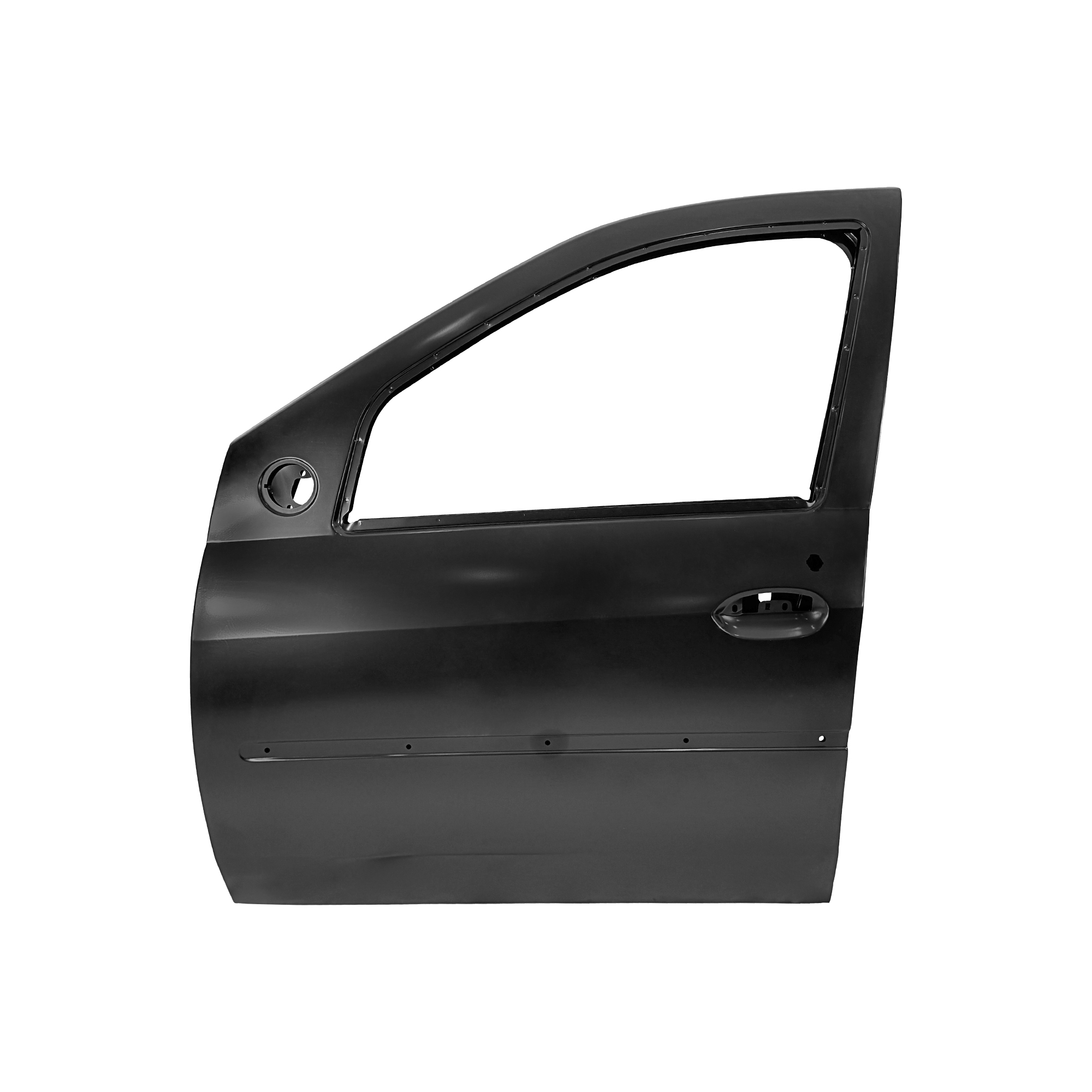 СМЕННАЯ ПЕРЕДНЯЯ ДВЕРЬ С МОЛДИНГОМ LH, 2004-2012, ДЛЯ RENAULT LOGAN, 801016598R, (СТАЛЬ)
