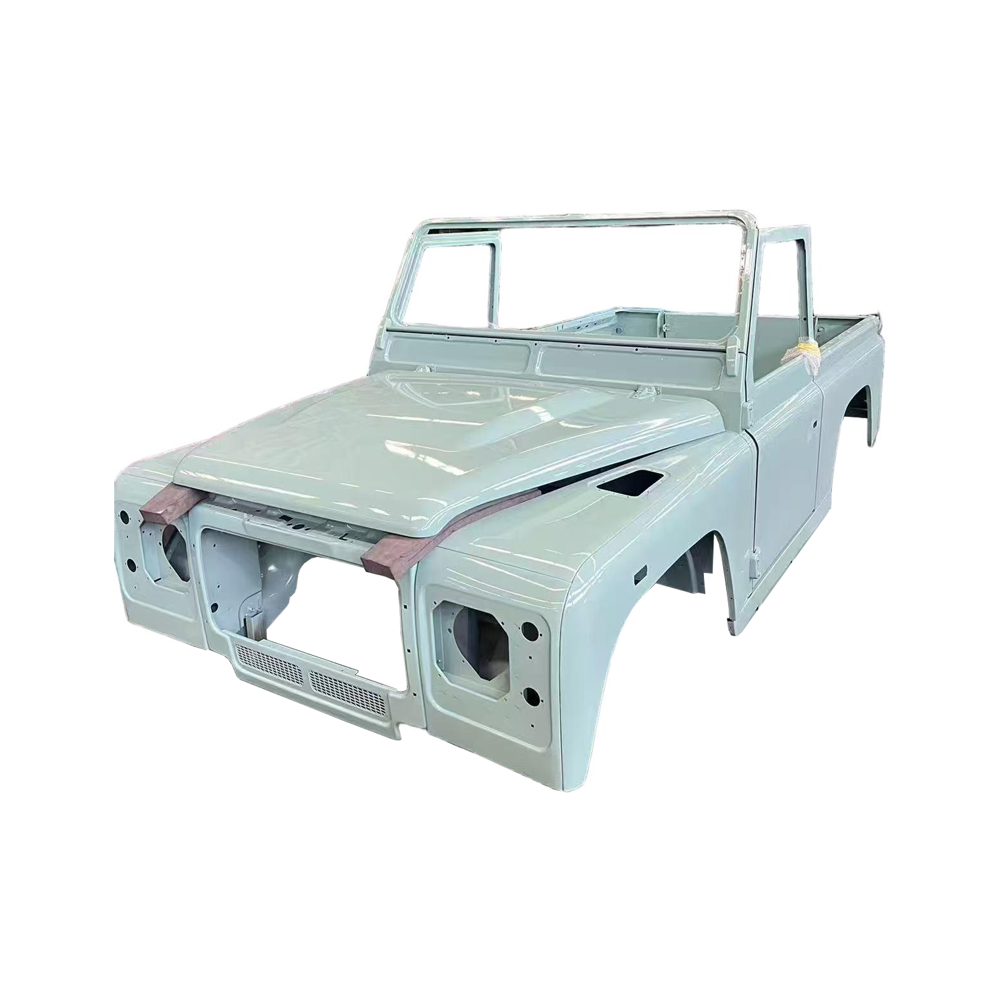 СМЕННАЯ ПОЛНАЯ КАБИНА С ДВЕРЯМИ, 1998 Г., ДЛЯ ПИКАПА LAND ROVER DEFENDER 90 TD4 (ALUM+STEEL)