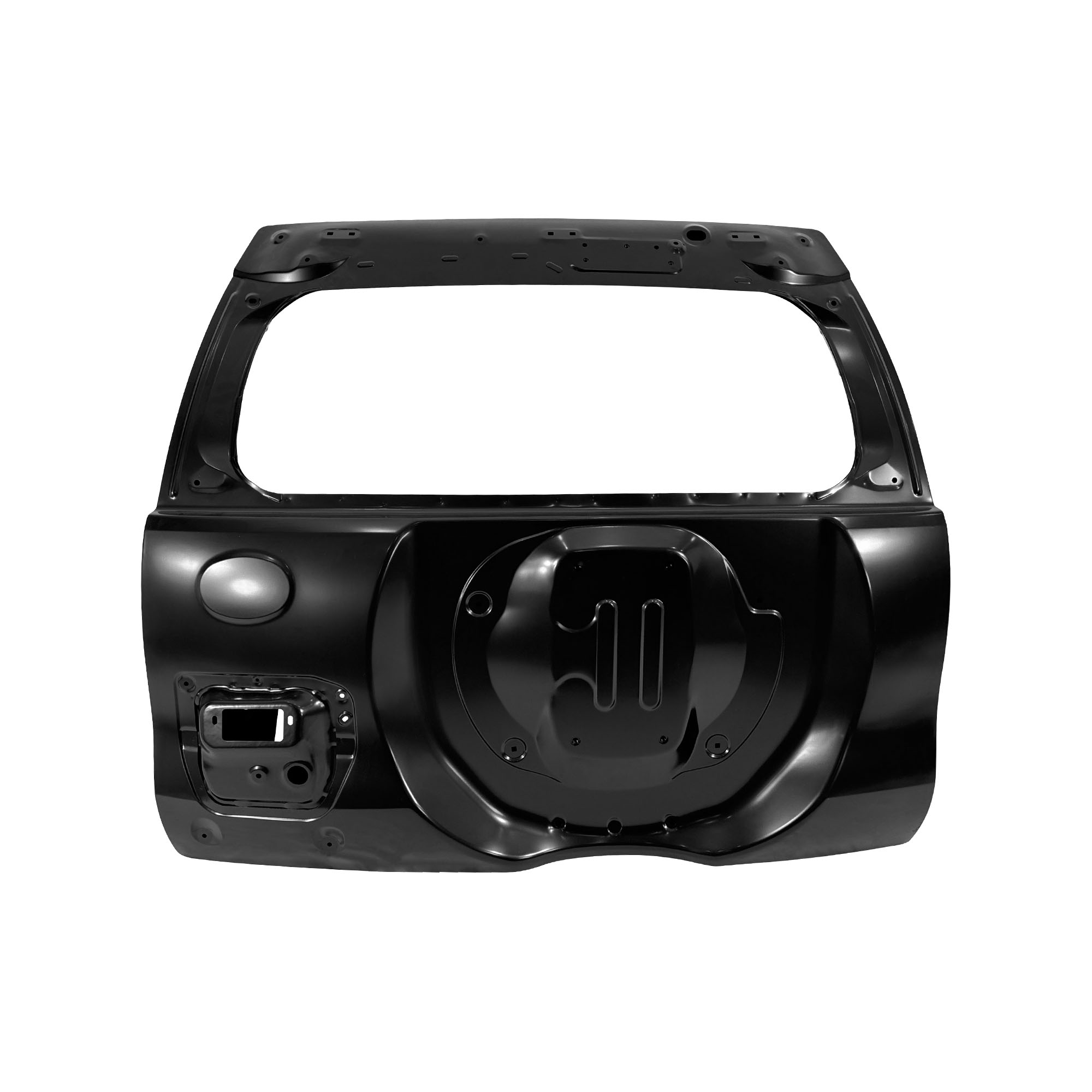СМЕННАЯ ЗАДНЯЯ ДВЕРЬ （ЗАПАСНОЙ ЧЕХОЛ ДЛЯ ШИНЫ）, 2010 Г., ДЛЯ TOYOTA PRADO FJ150, (СТАЛЬ)